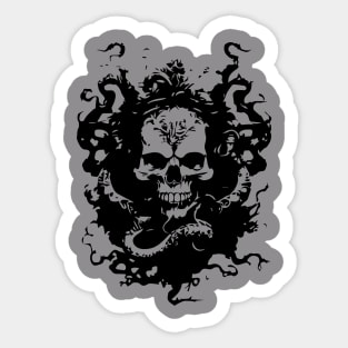 Gothic Skull Sticker